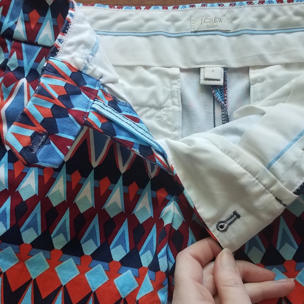 J. Crew Patterned Shorts - Picture 3 of 3